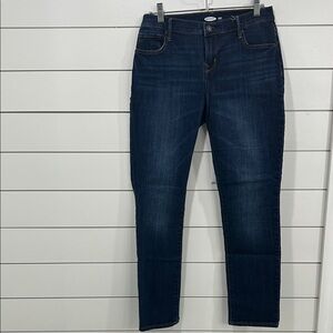 NWOT Old Navy Curvy Straight Dark Blue Women's Jeans